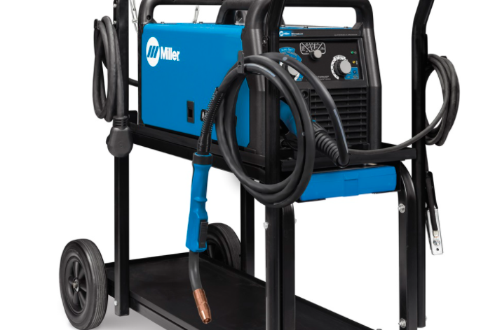 A blue Miller MIG Millermatic 211 welder, similar to this but on a tilted cart, was stolen from a warehouse located on the Main Road in Buchans on January 16, 2022.